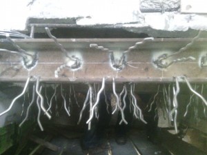 COLOCACION DE ANCLAJE EN VIGAS DE DEL TECHO, ENFRIADOR COLOCACION DE ANCLAJE EN VIGAS DE DEL TECHO, ENFRIADOR