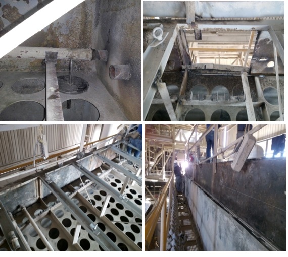 Mantenimiento a paredes y guias Mantenimiento a paredes y guias