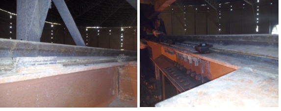 Mantenimiento a rieles de carros rastrilladores Mantenimiento a rieles de carros rastrilladores