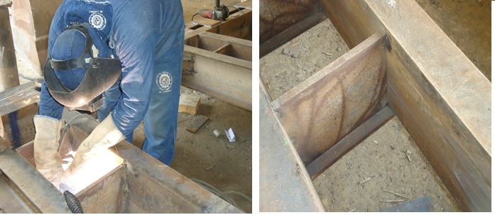 Montaje de parrilla Montaje de parrilla