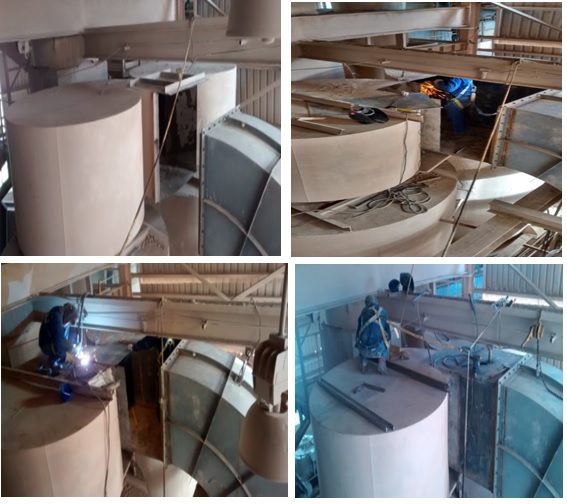 Reparación de separadores de entrada al ventilador 06-38 Reparación de separadores de entrada al ventilador 06-38